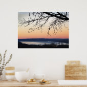 Cayuga Lake op Sunset Poster (Keuken)
