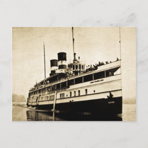 Cayuga Passenger Steamer - Canada Steamship Lines Briefkaart