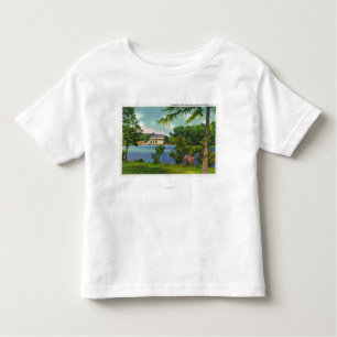Cazenovia Park Uitzicht van het meer en het casino Kinder Shirts