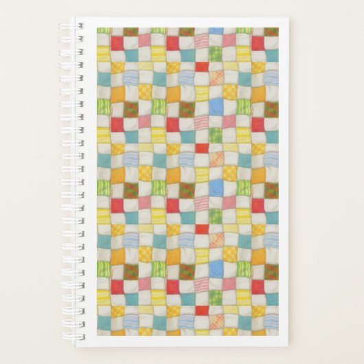 CAZY QUILT 5.5x8.5 Calendrier du planificateur (Devant)