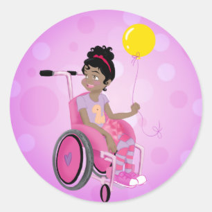 CB & ballon-sticker Ronde Sticker