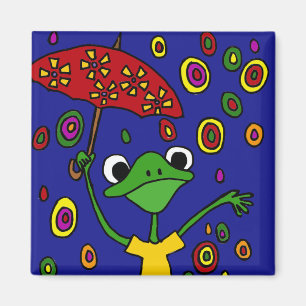 CB- Glorious Frog Dansin the Rain Magneet