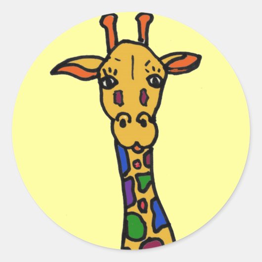 CB- leuke giraffe stickers (Voorkant)