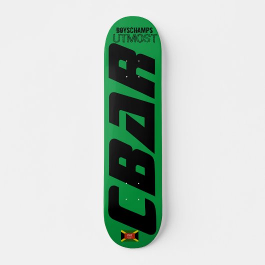 CBAR UTMOST Skateboard, 7¾" Deck Skateboard (Voorkant)