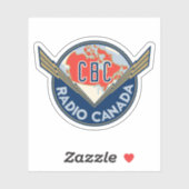 CBC 1940s Logo Sticker (Vel)