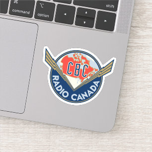CBC 1940s Logo ticker Sticker