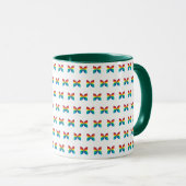 CBC 1966 Logo Pattern Combo Mok (Voorkant rechts)
