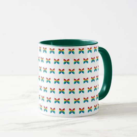CBC 1966 Logo Pattern Combo Mok (Voorkant rechts)