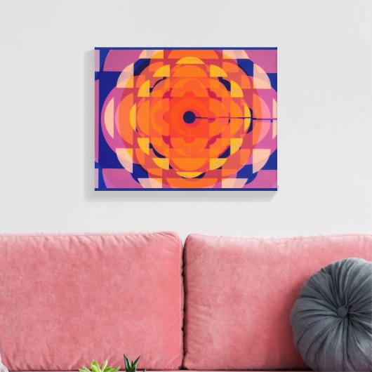 CBC 1970s Stijlvolle Logo Canvas Afdruk (Insitu (Woonkamer))