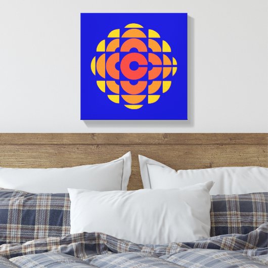 CBC 1974 Logo Canvas Afdruk (Insitu (Slaapkamer))