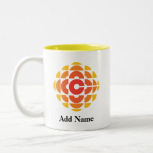 CBC 1974 Logo Gepersonaliseerde tweetonige Mok