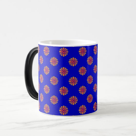 CBC 1974 Logo Pattern Magische Mok (Voorkant links)