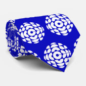 CBC 1986 Logo blauw Poster Stropdas (Opgerold)