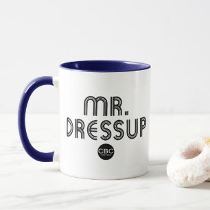 CBC de heer Dressup Title Graphic Mok