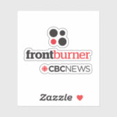 CBC Front Burner-Sticker Sticker (Vel)
