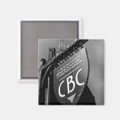 CBC Jarvis Street Sign (1940) Magneet (Voorkant / Achterkant)