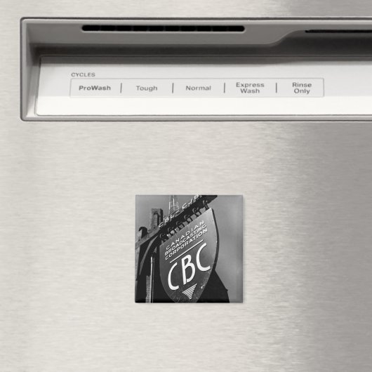 CBC Jarvis Street Sign (1940) Magneet (Insitu (Vaatwasser))