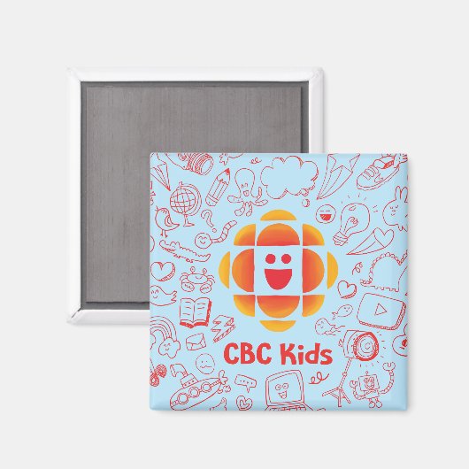 CBC Kinder Doodle Magnet Magneet (Voorkant / Achterkant)