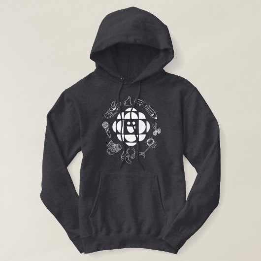 CBC Kinder Doodle Mannen Hoodie (Design voorkant)