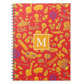 CBC Kinder Pattern Monogram Notitieboek (Voorkant)
