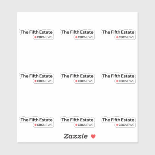 CBC Les Stickers Fifth Estate (Feuille)