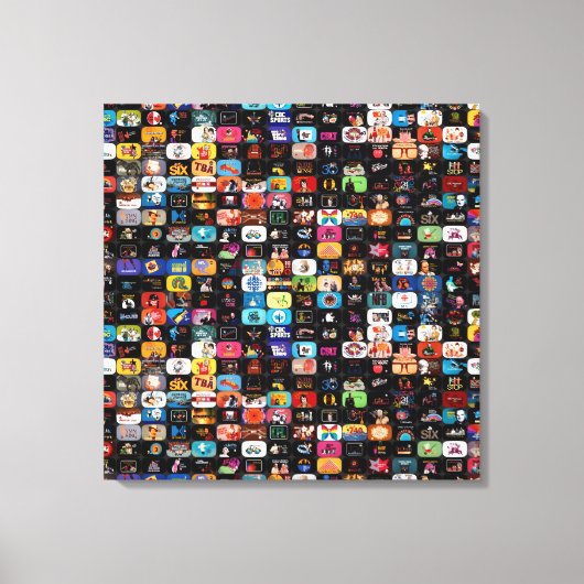 CBC-logo's en -afbeeldingen Canvas Afdruk (Voorkant)