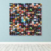 CBC-logo's en -afbeeldingen Canvas Afdruk (Insitu (Houten vloer))