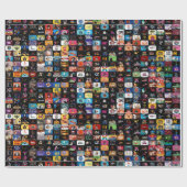 CBC-logo's en grafisch Poster Cadeaupapier (Vlak)