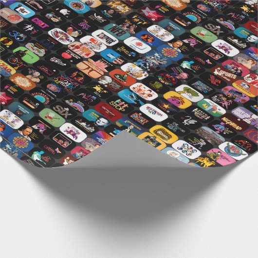 CBC-logo's en grafisch Poster Cadeaupapier (Hoek)