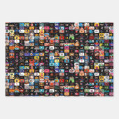 CBC-logo's en grafisch Poster Inpakpapier Vel (Voorkant)