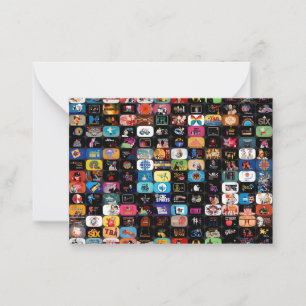 CBC-logo's en grafisch Poster Notitiekaartje