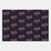 CBC Omdat nieuws Inpakpapier Vel (Voorkant 2)