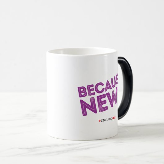 CBC Omdat nieuws Magische Mok (Voorkant rechts)