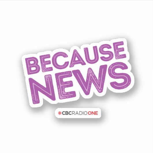 CBC Omdat Nieuws Sticker (Voorkant)