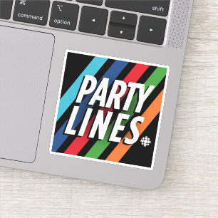CBC Party Lines Sticker