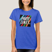 CBC Party Lines Vrouwen T-shirt (Voorkant)