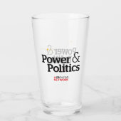 CBC Power & Politics Glass Tumbler (Achterkant)