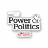 CBC Power & Politics-sticker Sticker (Voorkant)