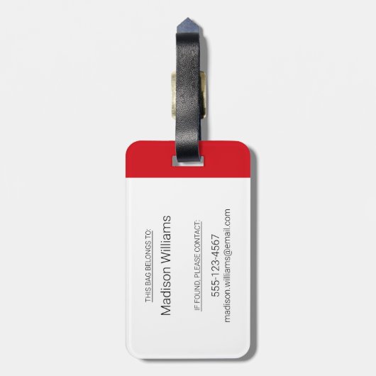 CBC Problemen van andere mensen Bagagelabel (Achterkant verticaal)