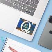 CBC Q STICKER (Laptop met iPhone)