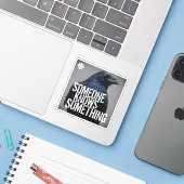 CBC Quelqu'Un Connaît Un Sticker (Ordinateur portable avec iPhone)