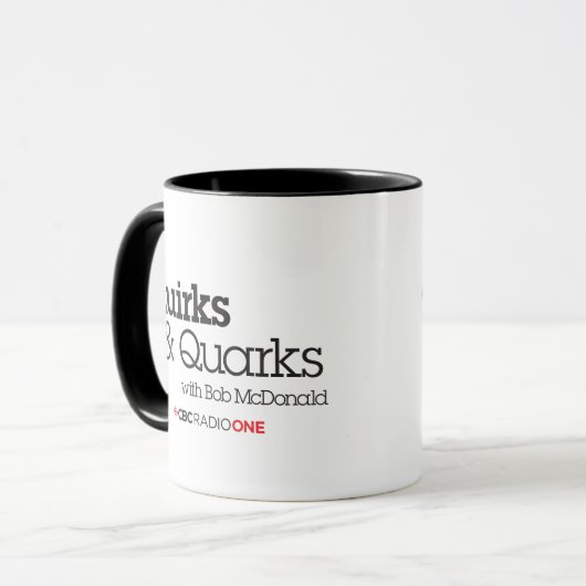 CBC Quirks & Quarks Mok (Voorkant links)