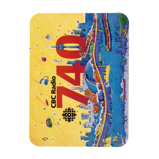 CBC Radio 740 - 1980-promo-afbeelding Magneet (Verticaal)