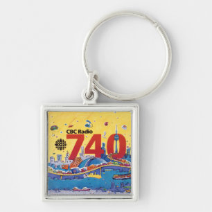 CBC Radio 740 - 1980-promo-afbeelding Sleutelhanger
