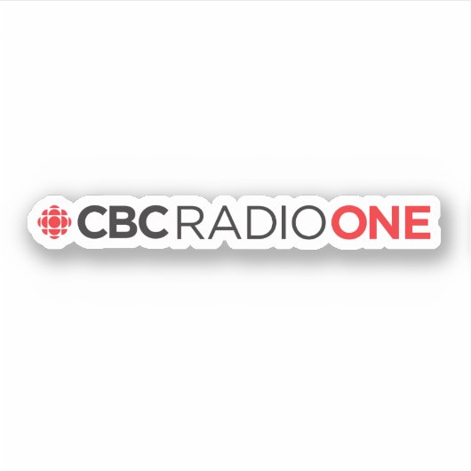 CBC Radio One-Sticker Sticker (Voorkant)