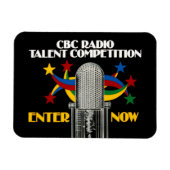 CBC Radio Talent Competition - promo Magneet (Horizontaal)