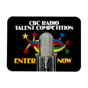 CBC Radio Talent Competition - promo Magneet