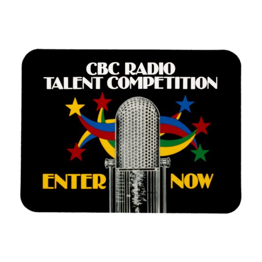 CBC Radio Talent Competition - promo Magneet (Horizontaal)