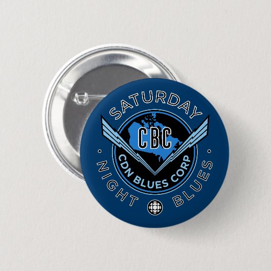 CBC Saturday Night Blues Button (Voorkant /achterkant)