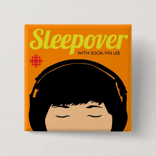 CBC-slaapmiddel Vierkante Button 5,1 Cm (Voorkant)